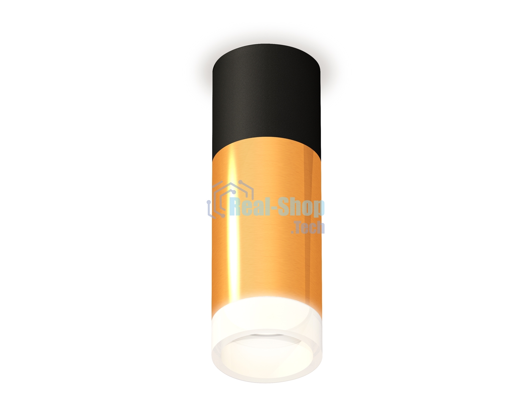 Светильник Ambrella Light XS6327042 PYG/SBK/FR золото желтое полированное/черный песок/белый матовый MR16 GU5.3