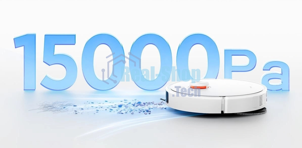 Робот-пылесос Xiaomi Robot Vacuum H50 Pro EU белый, 4800 мАч Li-Ion, уборка сухая/влажная, пылесборник контейнер 0.28 л