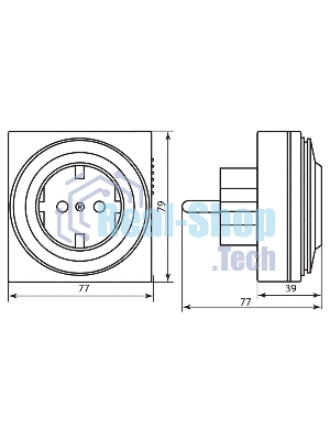 Розетка с таймером Feron (суточная) 3500W/16A 230V, 61923(TM32)