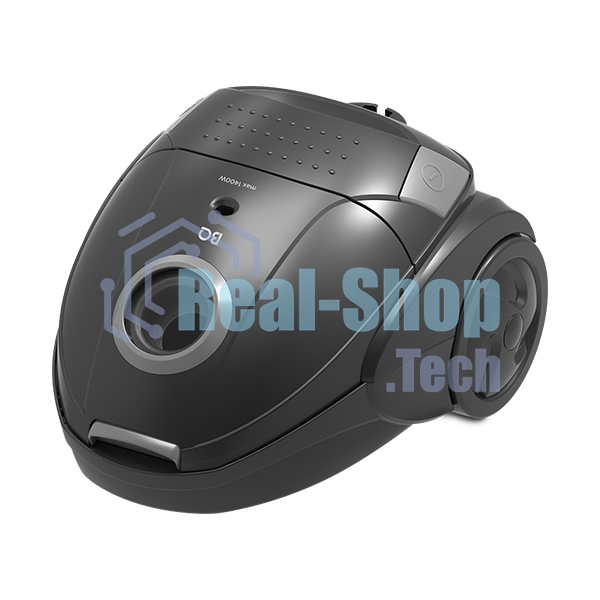 Пылесос BQ VC1401B черный/серый, 350/1400 Вт, уборка сухая, пылесборник мешок 1.5 л