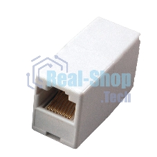 Проходной адаптер Rexant, RJ-45(8P-8C), UTP неэкранированный, категория 5e, (гнездо-гнездо)