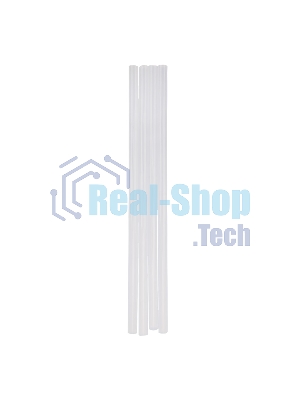 Стержни клеевые Rexant Ø 7 мм, 200 мм, прозрачные, 1 кг (0.5 кг + 0.5 кг) (пакет)