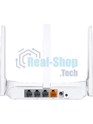 Роутер Mercusys MW306R 300 Mbps Multi-Mode Wireless N Router, 3 × Fixed External Antennas, 3× 10/100 LAN Port, 1× 10/100 WAN Port, 4 in 1- Access Point/Router/Range extender/WISP Mode, WPS/Reset Button, Parental Controls, Guest Network