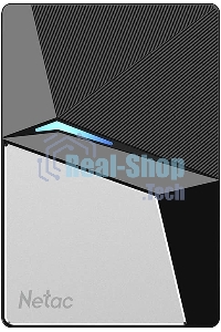 Внешний SSD Netac Z7S, 120 Gb, USB 3.2 Gen 2 Type-C, R/W 550/480, черный