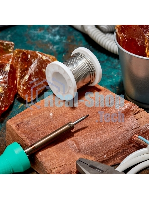 Припой Rexant ПОМ-3, 100г, Ø2мм, (олово 97%, медь 3%), бессвинцовый, ГОСТ 21931-76, катушка