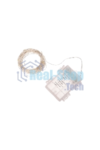 Гирлянда Neon-night Роса 10м, 100 LED, теплый белый, IP44, на батарейках 3хАА, с пультом 8 режимов