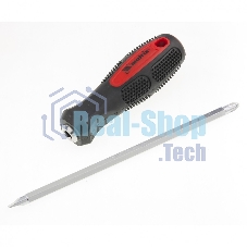 Отвертка Matrix комбинированная SL6,0/Ph2 мм, CrV, антискользящая двухкомп. рукоятка