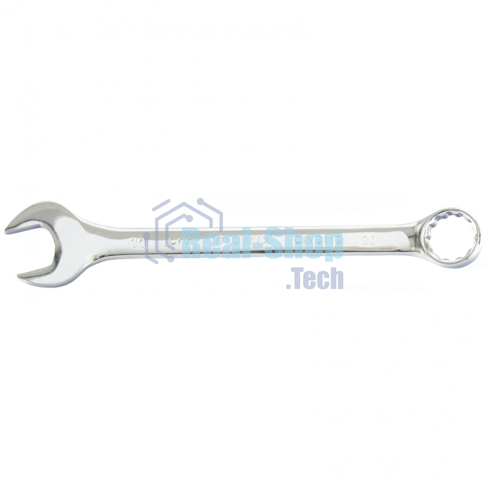 Ключ комбинированный Matrix, 30 мм, CrV, полированный хром