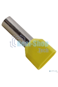 Наконечник-гильза изол. НГИ2 1.0-10 жел. (уп.100шт) ИЭК UTE10-D2-3-100