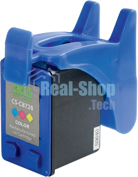 Картридж струйный Cactus CS-C8728 №28 многоцветный (18 мл) для HP DeskJet 3320, 3420, 3520, 3535, 3550, 3645, 3650, 3740, 3840, 5150, Fax 1240, OfficeJet 4105, 4110, 4211, 4251, 5500, 5510, PSC 1110, 1200, 1210, 1310, 1340, 1350