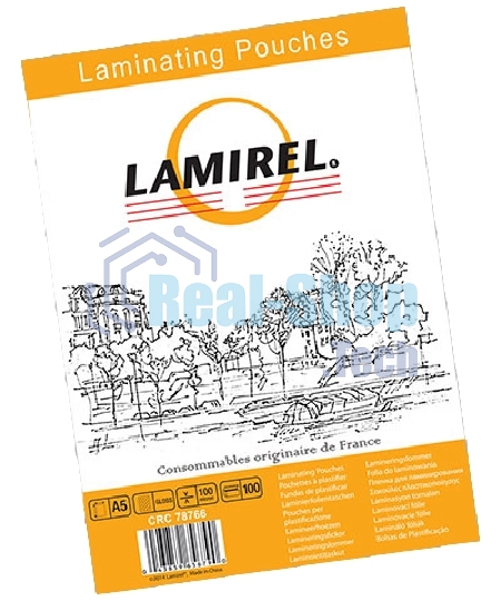 Пленка для ламинирования Lamirel А5, 100мкм, 100 шт.