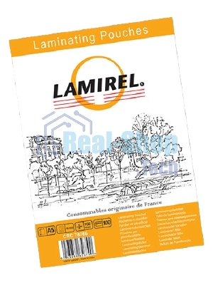 Пленка для ламинирования Lamirel А5, 100мкм, 100 шт.