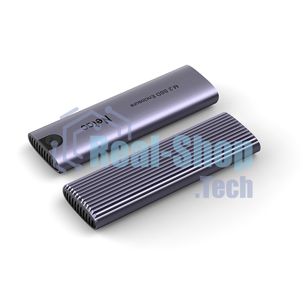 Внешний корпус NETAC WH51 NT07WH51-32C2 для SSD M.2 SATA/NVMe -> USB3.1 Type-C Алюминий