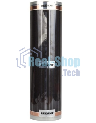 Пленочный теплый пол Rexant Optima 150 12 м²/0,5 х 24 м/1800 Вт