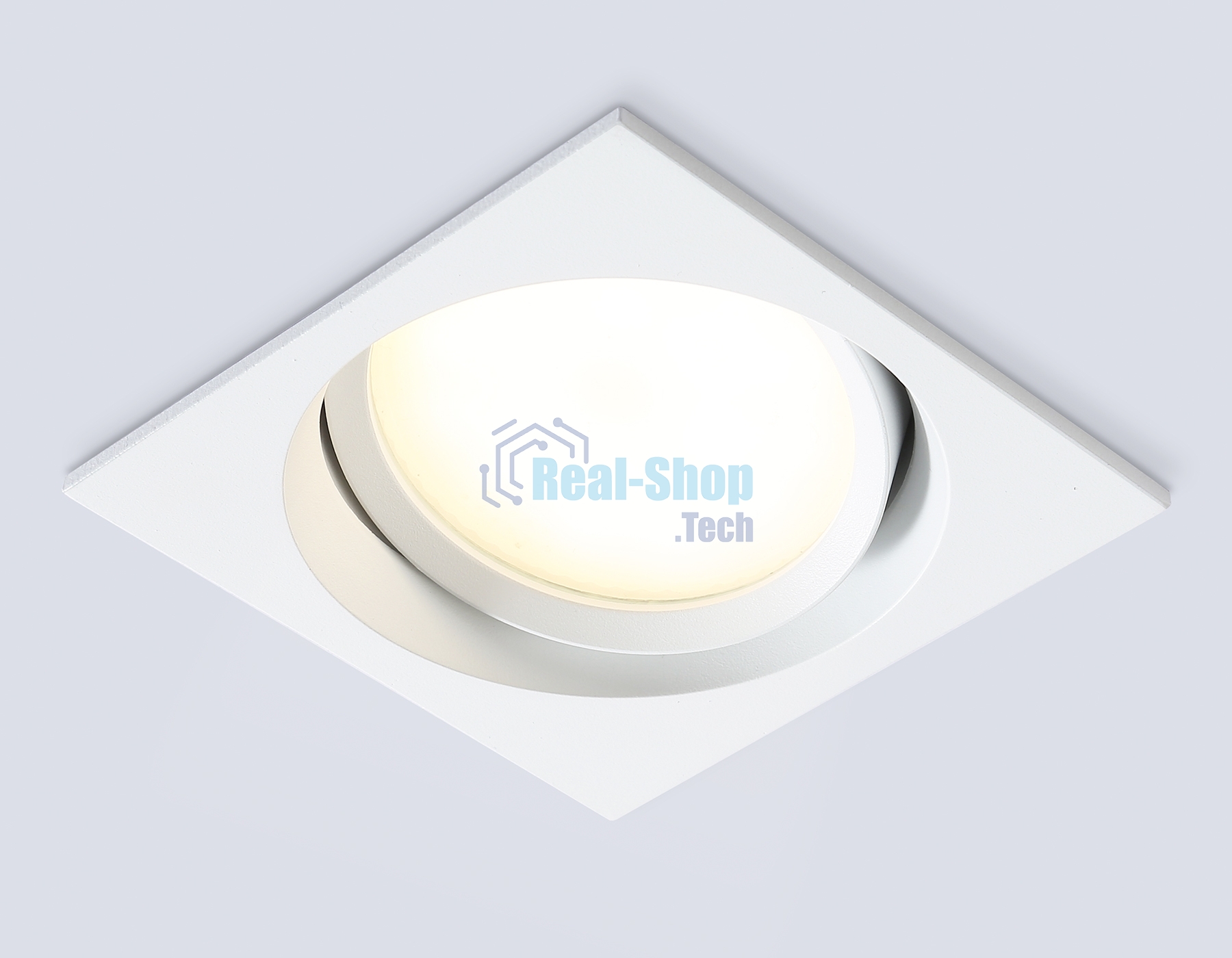 Светильник Ambrella light TN6655 WH белый IP44 GX53 110*110*48