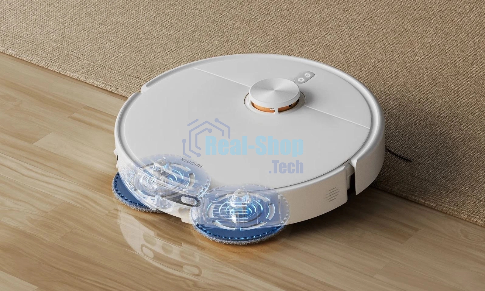 Робот-пылесос Xiaomi Robot Vacuum H50 Pro EU белый, 4800 мАч Li-Ion, уборка сухая/влажная, пылесборник контейнер 0.28 л