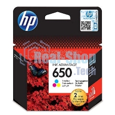 Картридж струйный HP 650 CZ102AE многоцветный для HP DJ IA 2515/2516 (200 стр.)