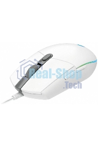 Мышь проводная Logitech G102 LIGHTSYNC белый, 8000 dpi, USB, кнопки - 6