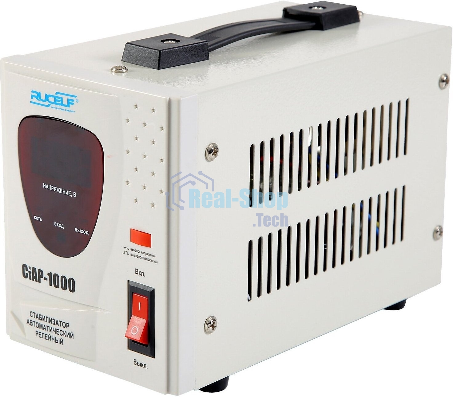 Стабилизатор напряжения Rucelf СтАР-1000 1кВА однофазный белый