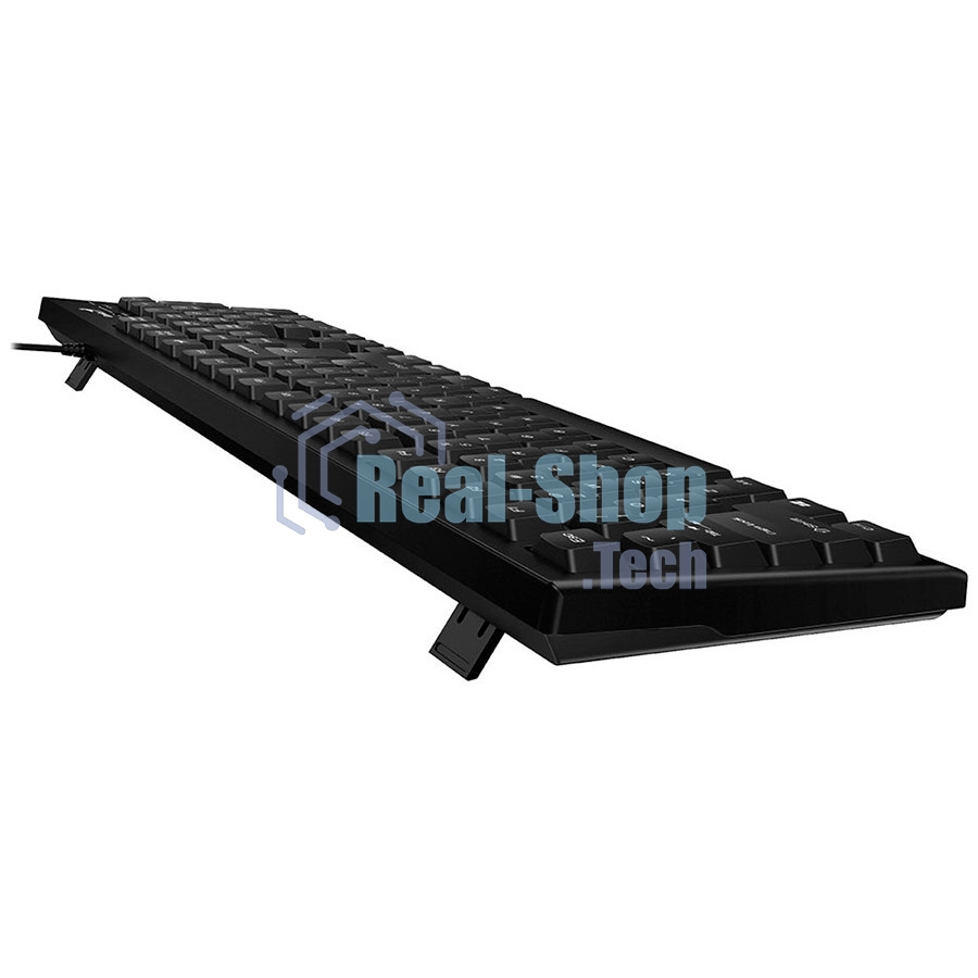 Клавиатура проводная Wired multimedia keyboard Genius SmartKB-100, USB, 104 buttons + SmartGenius button, 12 programable keys, App support, classic form, cable 1.5 m., black color