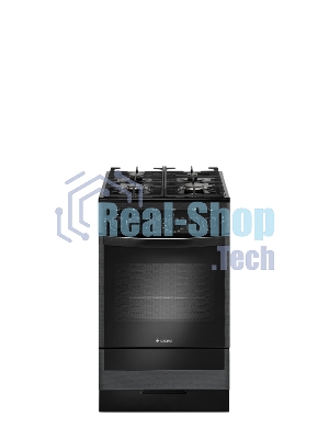 Плита газовая Gefest ПГ 5500-02 0115 черный, конфорок 4 шт, духовка 52 л, 50 см x 85 см x 58.5 см