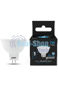 Лампа светодиодная Gauss 101505307 MR16 7W 630lm 6500K GU5.3
