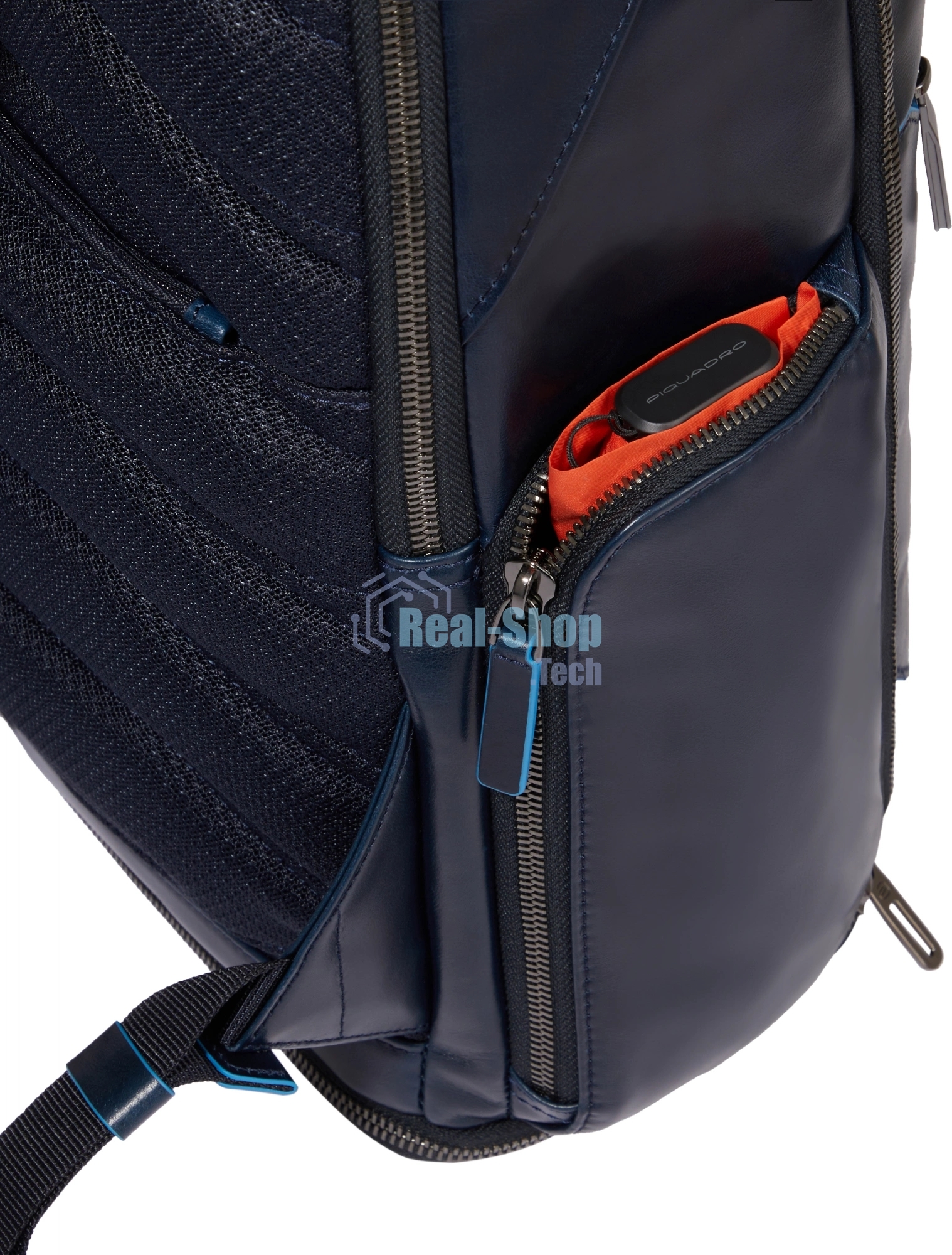 Рюкзак для ноутбука Piquadro Blue Square CA6592B2BM/BLU2, кожа, темно-синий