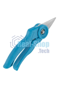 Секатор цветочный Palisad LUXE 215 мм, регулировка захвата, пластиковые рукоятки