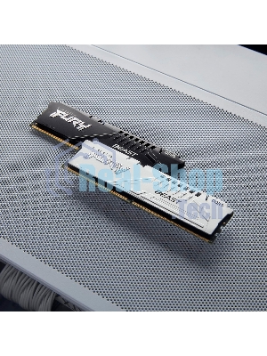 Оперативная память Kingston Fury Beast, DDR5, 32Gb (1x32GB), 5600MHz, CL40, DIMM, радиатор, белый