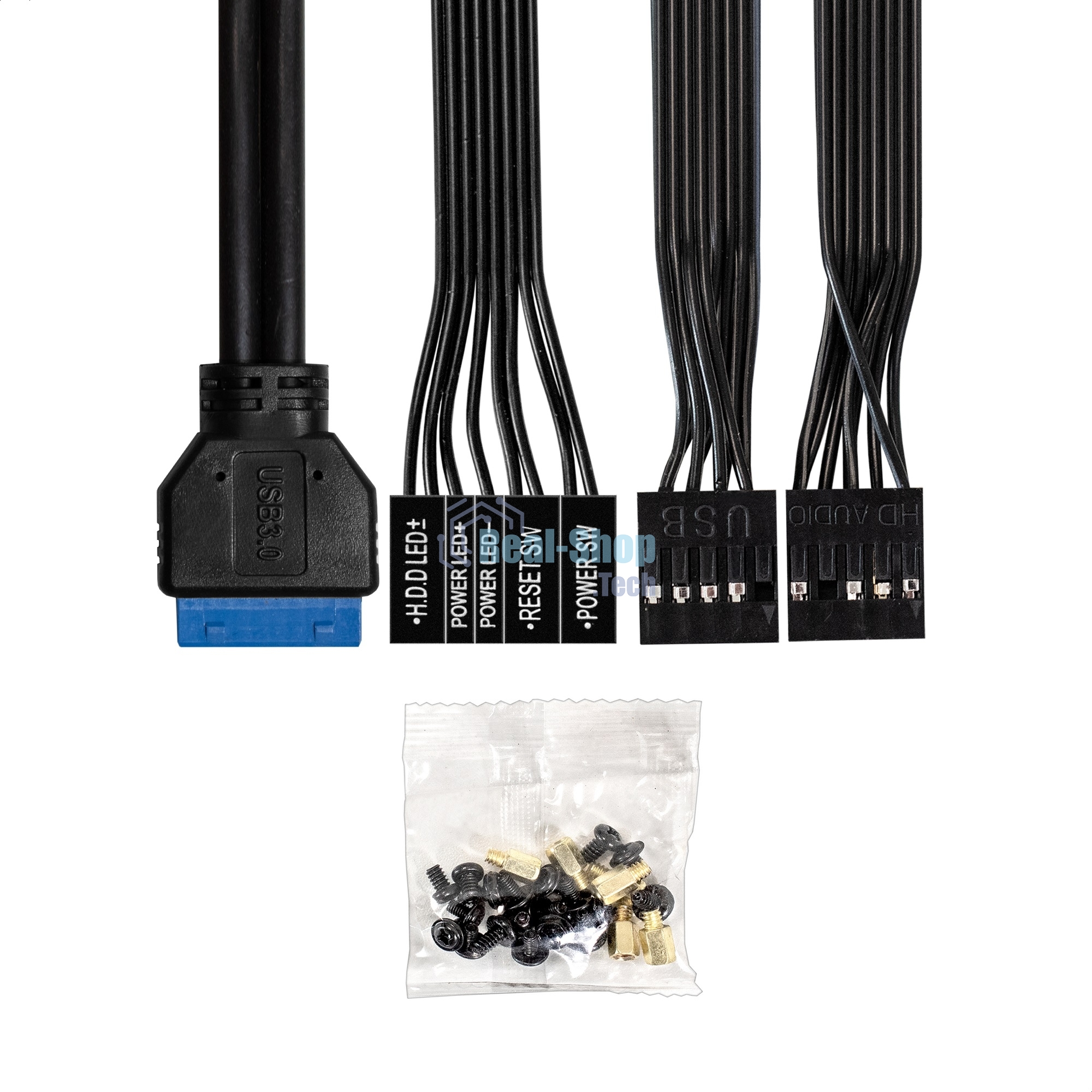 Компьютерный корпус Minitower ExeGate BAA-308MUC-AAA450 (mATX, БП AAA450 с вент. 8см, 1хUSB+1хUSB 3.0+1хTypeC, HD Audio, черный)
