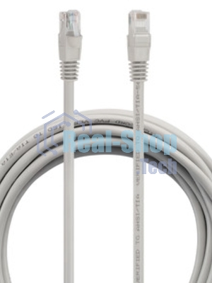 Патч-корд Buro UTP 4 пары cat.5e CCA molded 5м голубой RJ-45 (m)-RJ-45 (m)
