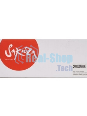 Картридж лазерный Sakura CF400X/045HBK для HP Color LaserJet Pro M252n/M252dn/MFP277dw/277n и Canon i-SENSYS LBP-610C, MF-630C, черный, 2800к.