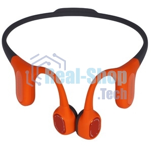 Наушники Mojawa Aerra Activa ENC черно-оранжевый, костная проводимость, Bluetooth, до 8 ч