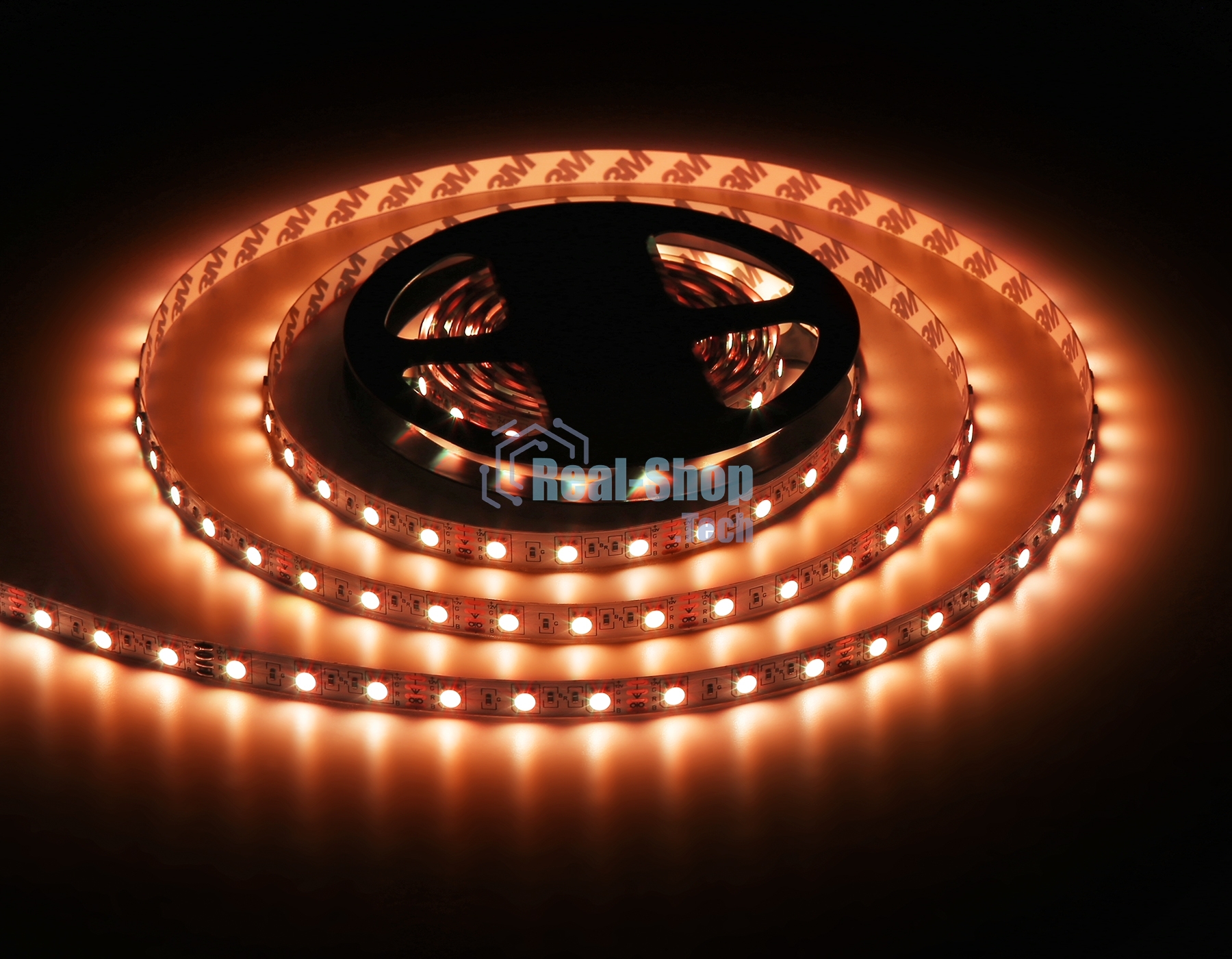 Светодиодная лента Ambrella light GS2202 5050 60Led/ 14.4 m/ 12V IP20 RGB/ 5000*10*1.87mm (4 конт.)