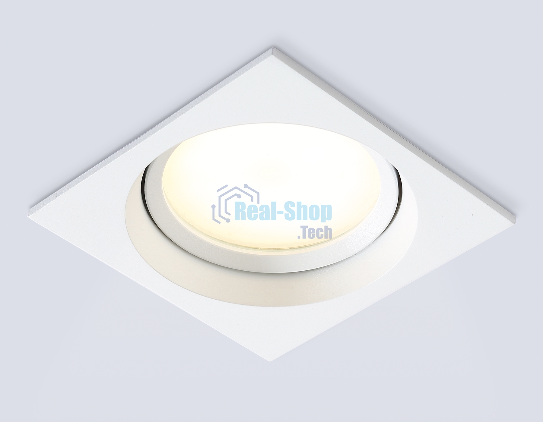 Светильник Ambrella light TN6655 WH белый IP44 GX53 110*110*48