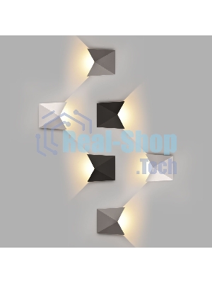 1517 TECHNO / Светильник садово-парковый со светодиодами LED BATTERFLY черный