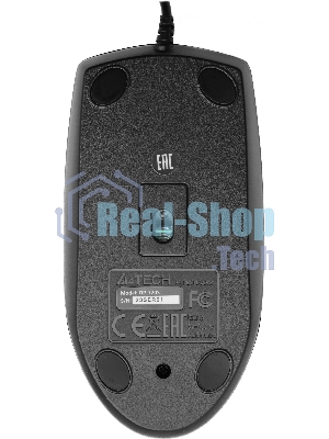 Мышь проводная A4Tech OP-720S черный, 1200 dpi, USB Type-A, кнопки - 3