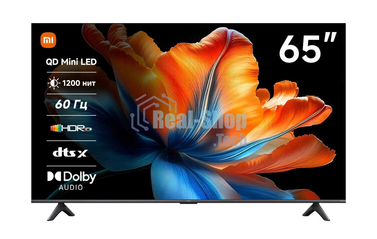 Телевизор Xiaomi TV S Mini LED 65 2026 L65MC-SRU темно-серый/черный 4K UHD 120Hz Android TV 2GB/32GB
