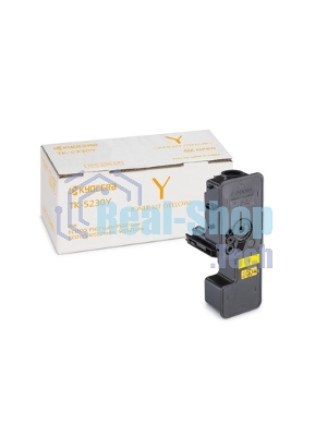 Картридж лазерный Kyocera TK-5230Y (1T02R9ANL0) желтый для P5021cdn/cdw, P5026cdn/cdw, M5521cdn/cdw, M5526cdn/cdw 2200 стр.