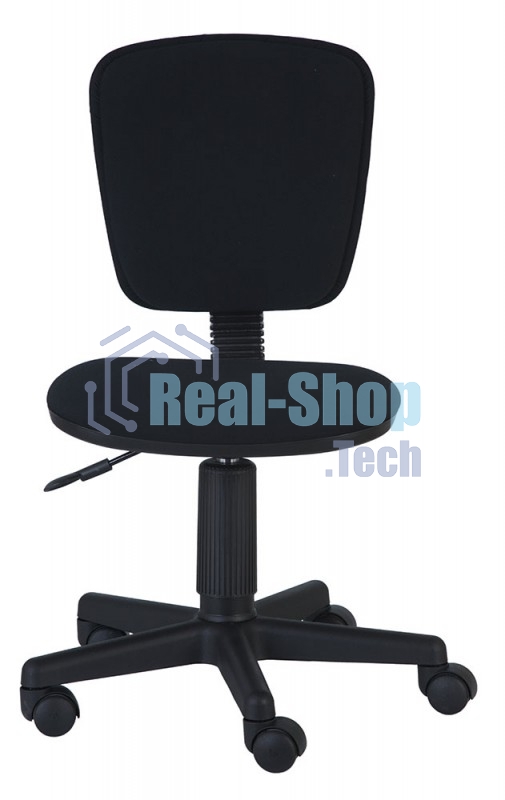 Кресло компьютерное Бюрократ CH-204NX/26-28 черное 26-28, без подлокотников