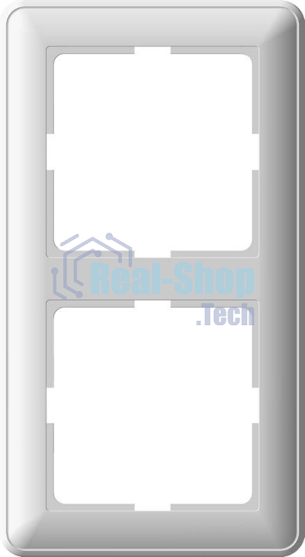 Рамка 2-м W59 белый SchE KD-2-18 (КД-2-18)