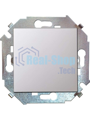 Механизм выключателя 1-кл. СП Simon15 16А IP20 бел. Simon 1591101-030