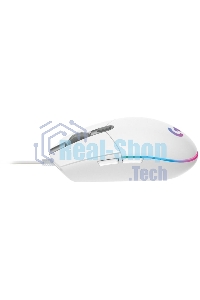 Мышь проводная Logitech G102 LIGHTSYNC белый, 8000 dpi, USB, кнопки - 6