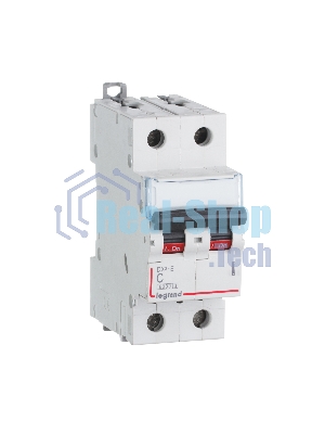 Выключатель автоматический модульный 2п C 16А 6кА DX3-E Leg 407277