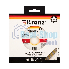 Диск алмазный отрезной Kranz Turbo волна 115x22.2 мм