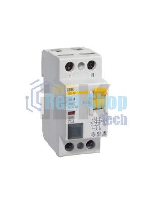 Выключатель дифференциального тока (УЗО) IEK MDV10-2-063-100 ВД1-63 2Р 63А 100мА IEK