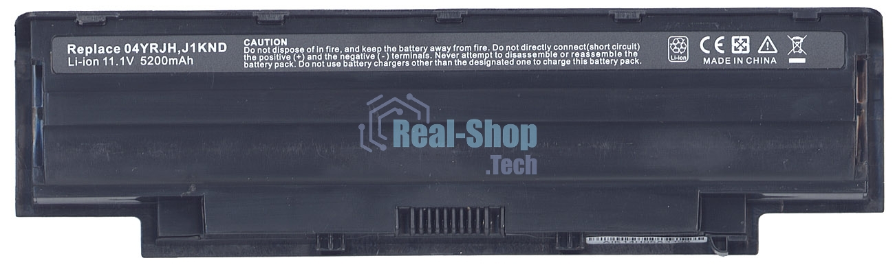 Аккумуляторная батарея для ноутбука Dell Inspiron N5110 N4110 (04YRJH) 11.1V 5200mAh черный OEM