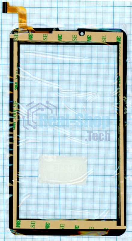 Сенсорное стекло (тачскрин) DP070023-F1 V1.0 черное