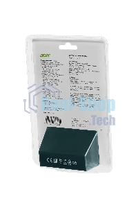 Мышь беспроводная Acer OMR307 черный, 1600 dpi, радиоканал, USB, кнопки - 4