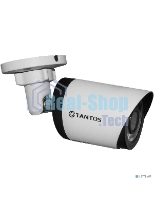 Видеокамера IP уличная Tantos TSi-Pe25FP 2 мегапиксельная с фиксированным объективом и питанием PoE